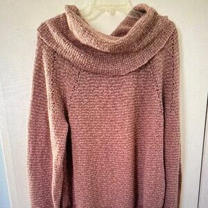 Free People Cowl Neck Sweater - Brown